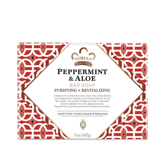 Nubian Heritage Bar Soap Peppermint - 5 Oz