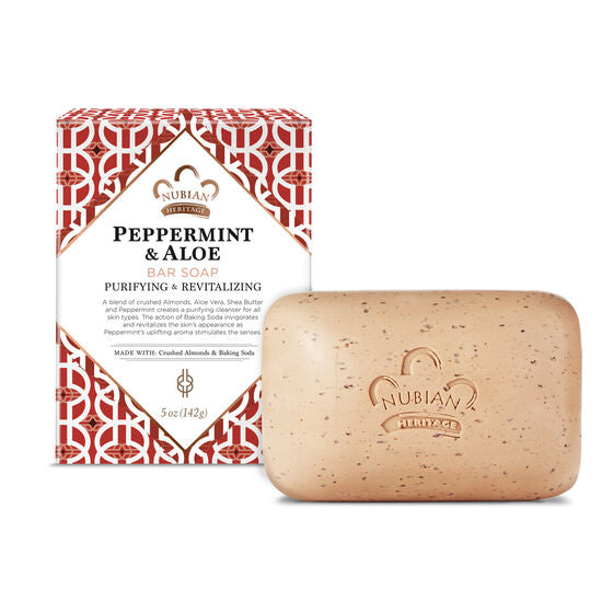 Nubian Heritage Bar Soap Peppermint - 5 Oz