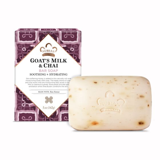 Nubian Heritage Bar Soap Goat's Milk And Chai - 5 Oz