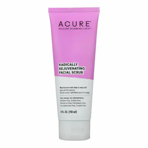 Acure - Scrub - Facial - Pore Minimize - 4 Fl Oz