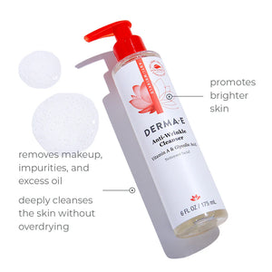 Derma E by Derma E Anti-Wrinkle Cleanser - 175ml/6oz