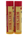 Watermelon Moisturizer Lip Balm Blister by Burts Bees for Unisex - 2 x 0.15 oz Lip Balm