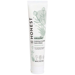 The Honest Company Baby Diaper Rash Cream with Zinc Oxide, 2.5 fl. oz.