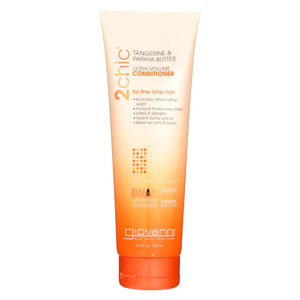 Giovanni Hair Care Products 2chic Conditioner - Ultra-volume Tangerine And Papaya Butter - 8.5 Fl Oz