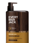 Every Man Jack Mens Sandalwood Hand & Body Lotion for All Skin Types - 13.5oz