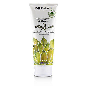 Derma E by Derma E Lemongrass & Thyme Restoring Shea Body Lotion --227g/8oz