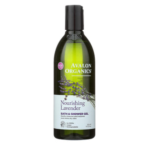 Avalon Organics Bath And Shower Gel Lavender - 12 Fl Oz