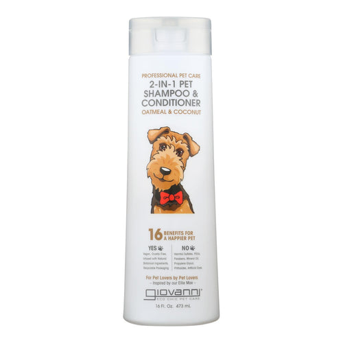 Giovanni Hair Care Products - Pet Shamp&cond Oatml&cnut - 1 Each-16 Fz