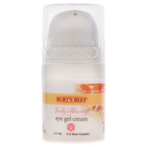 Truly Glowing Eye Gel Cream by Burts Bees for Unisex - 0.5 oz Cream