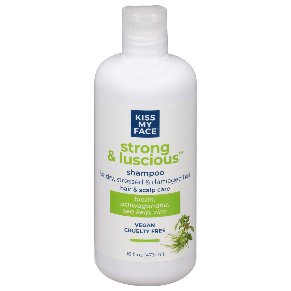 Kiss My Face - Shampoo Strong & Luscious - 1 Each -16 Fz