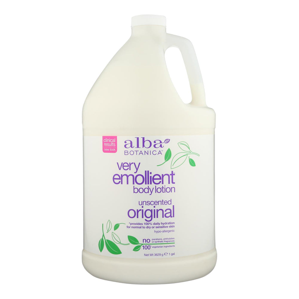 Alba Botanica - Very Emollient Body Lotion - Original Unscented - 1 Gallon