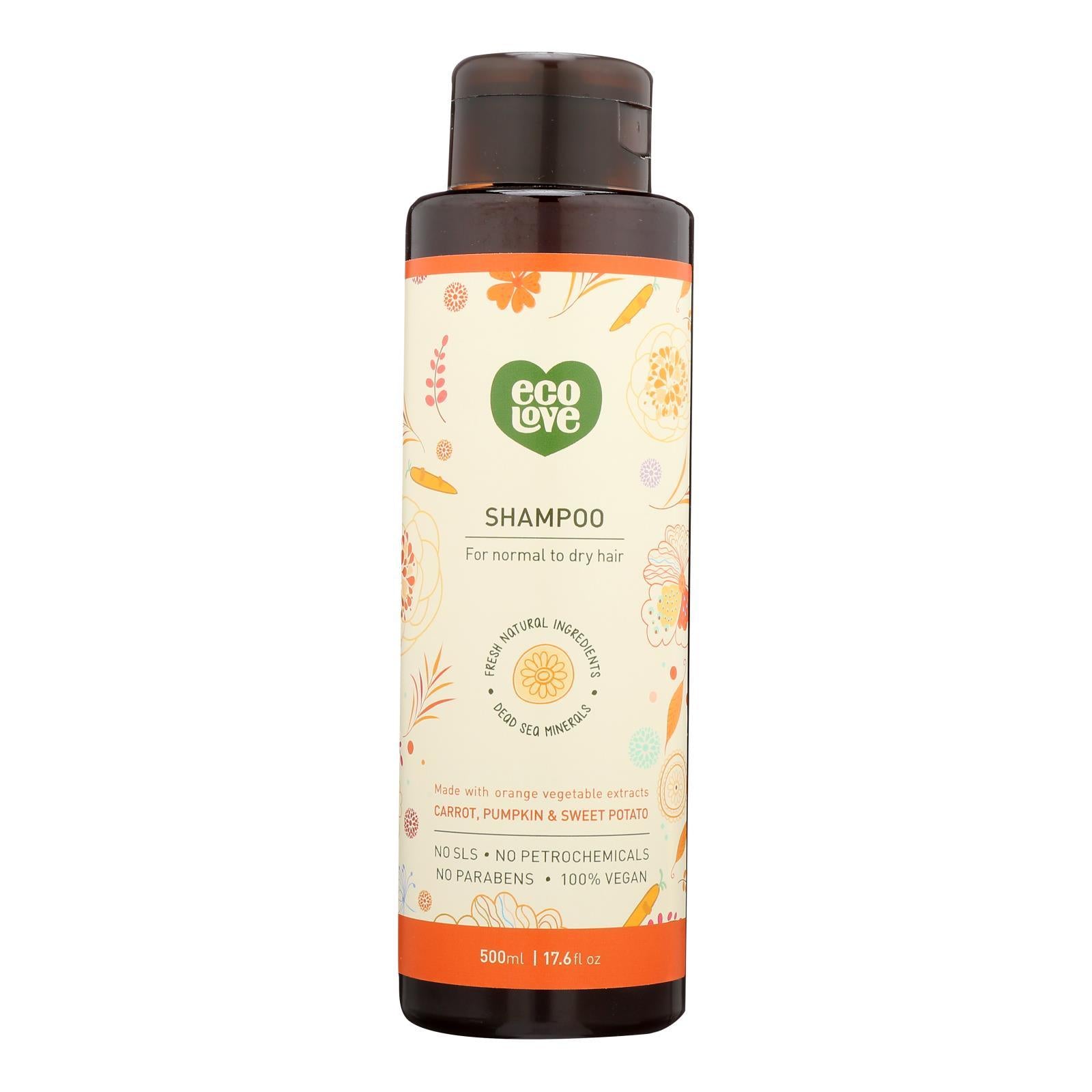 Ecolove - Shampoo Orange Veg Nrml&amp;dry - 1 Each - 17.6 Fz