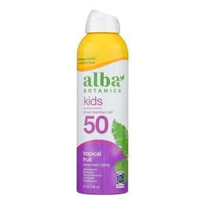 Alba Botanica - Sunscreen Spray Kids Spf 50 - 1 Each-5 Fluid Ounces