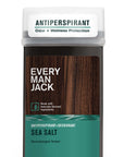 Every Man Jack Sea Salt Mens Antiperspirant Deodorant - Long Lasting Odor & Sweat Protection - 2.6oz