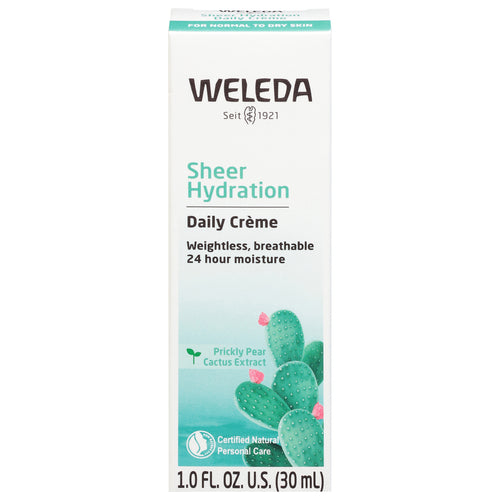 Weleda - Face Cream Daily Sheer Hydr - 1 Each-1 Fz