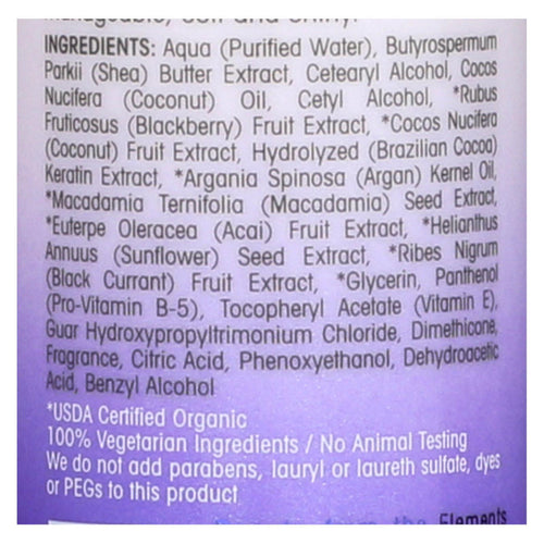 Giovanni Hair Care Products Conditioner - 2chic - Repairing - Leave-in Conditioning And Styling Elixir - Blackberry And Coconut Milk - 4 Oz - 1 Each