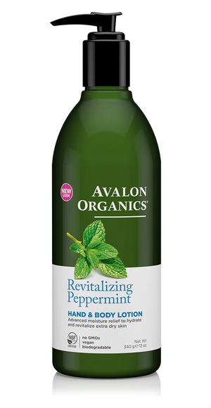 Avalon Organics Hand And Body Lotion Peppermint - 12 Fl Oz